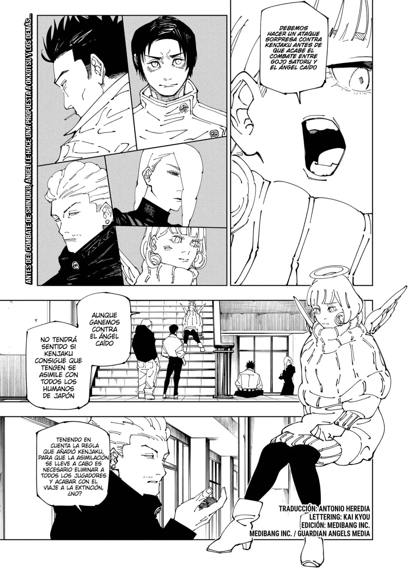 Jujutsu Kaisen capítulo 240, página 4