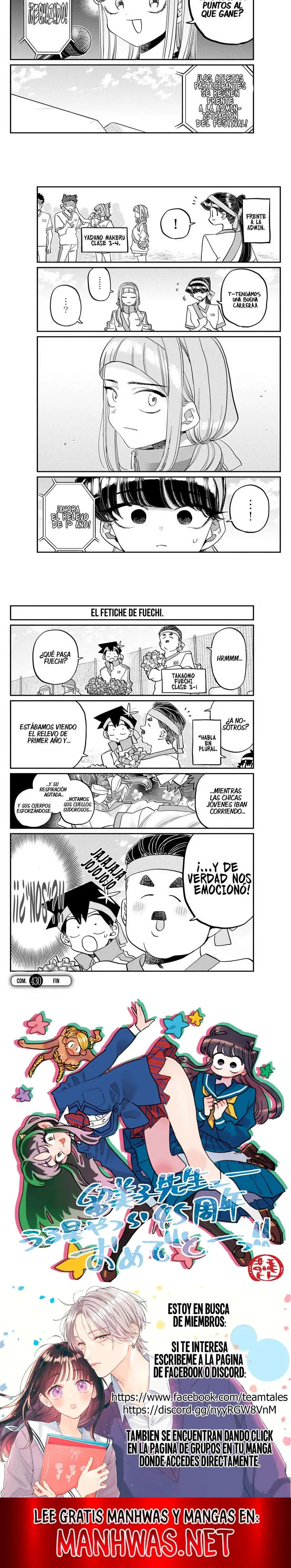 Komi-san wa Komyushou Desu capítulo 430, página 4