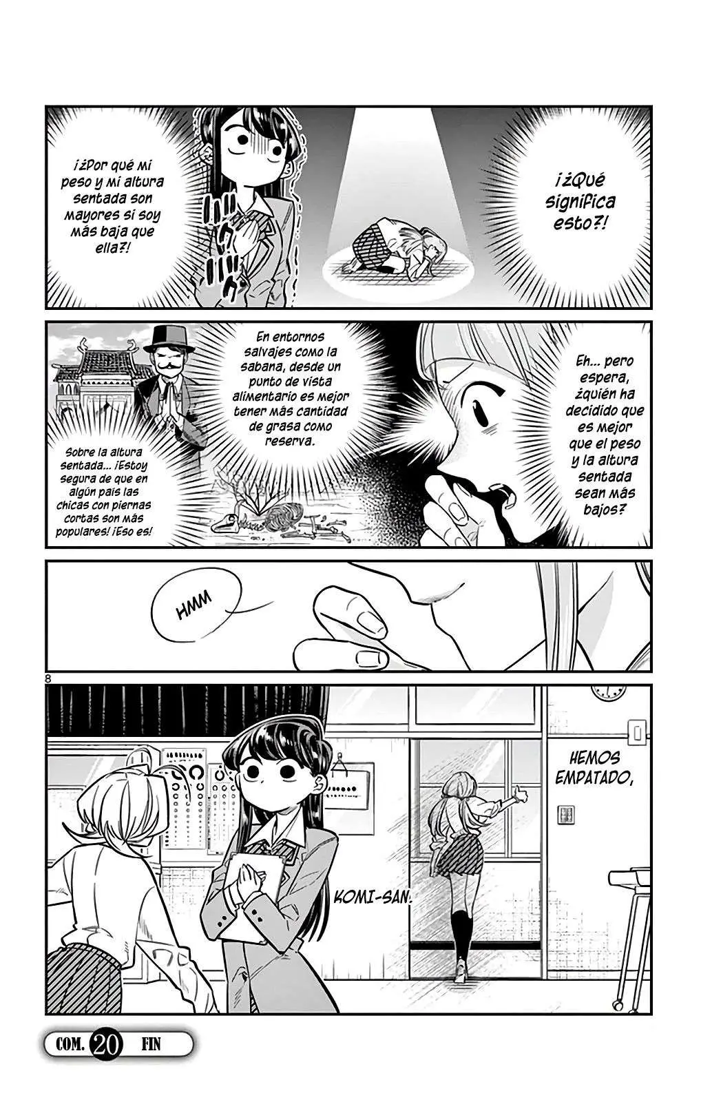 Komi-san wa Komyushou Desu capítulo 8, página 10
