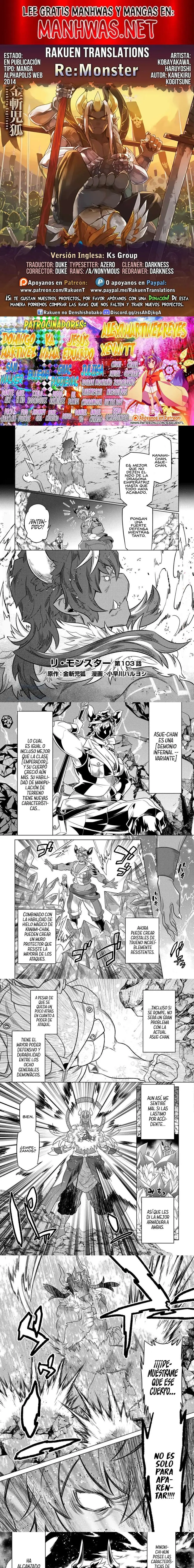 Re:Monster capítulo 108, página 1
