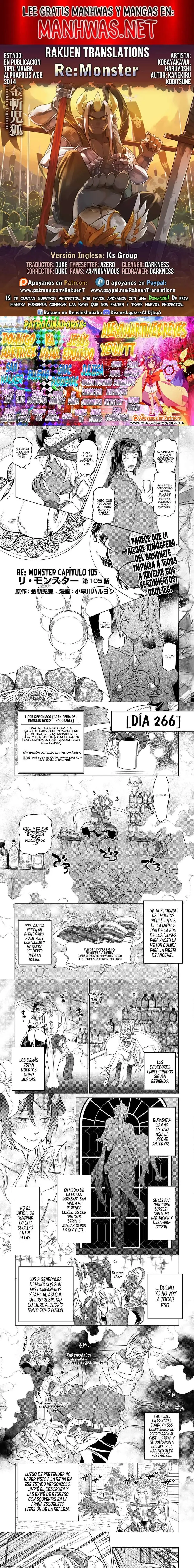 Re:Monster capítulo 110, página 1