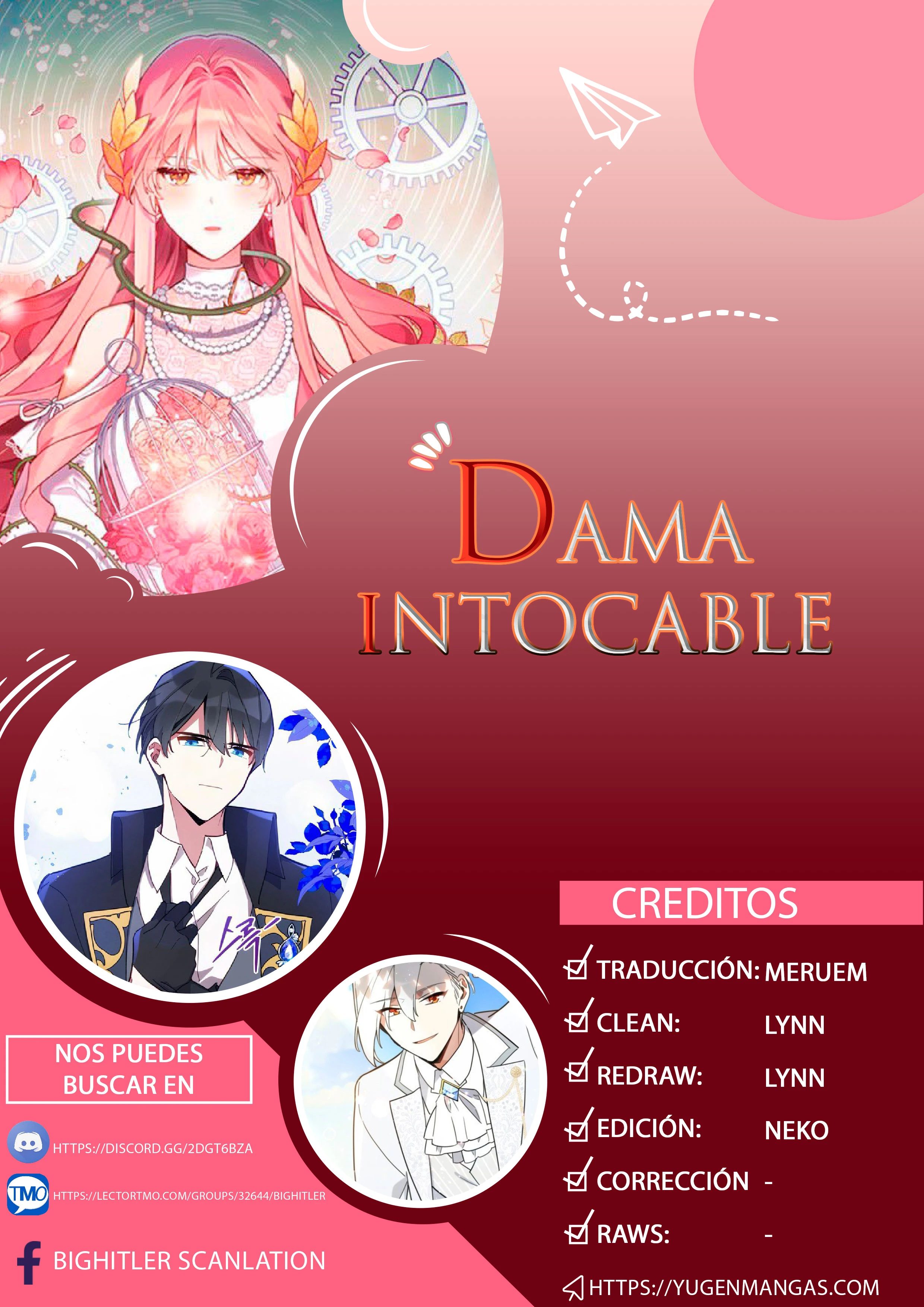 Dama Intocable capítulo 39, página 1