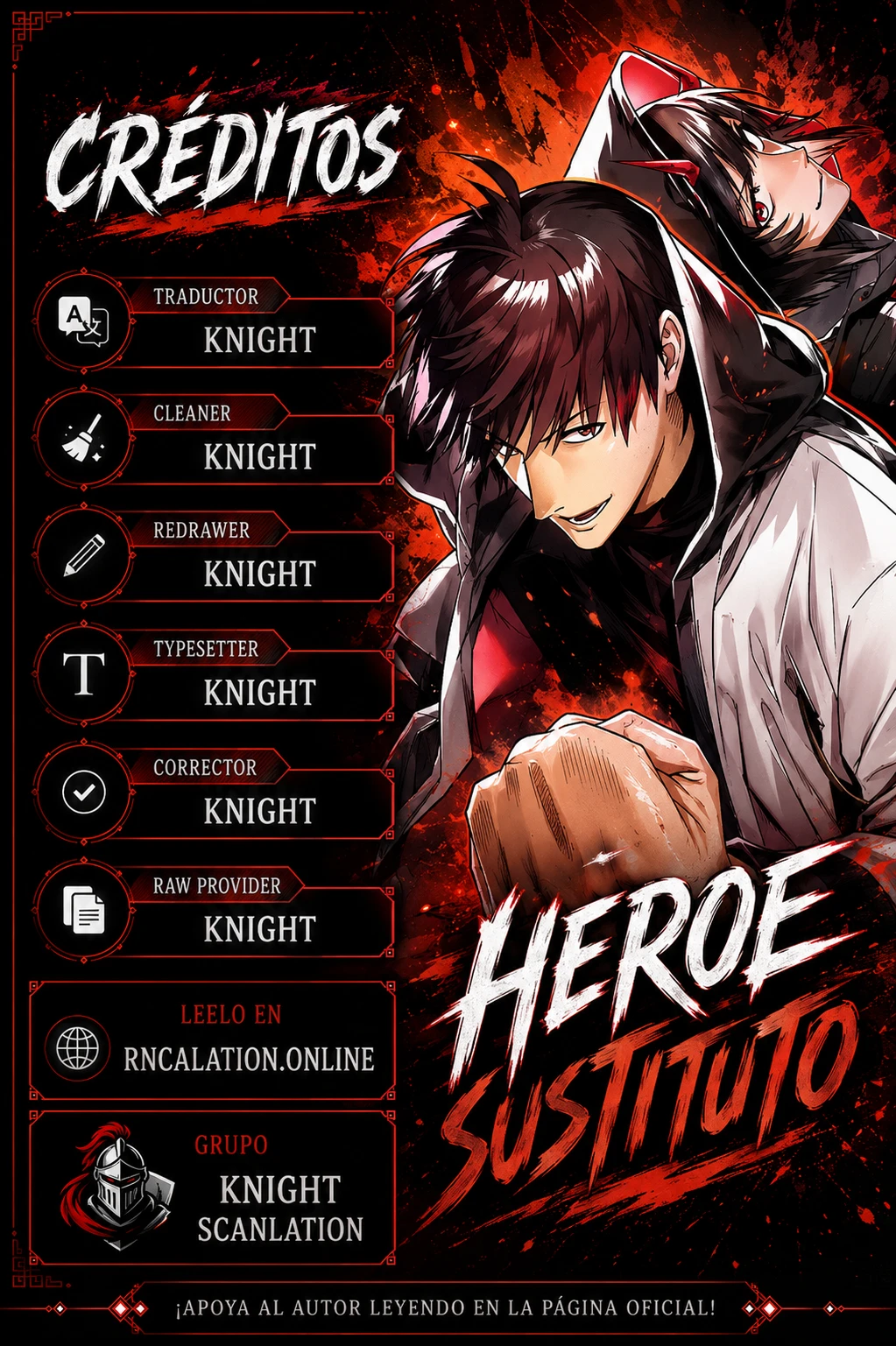 heroe sustituto capítulo 2, página 1