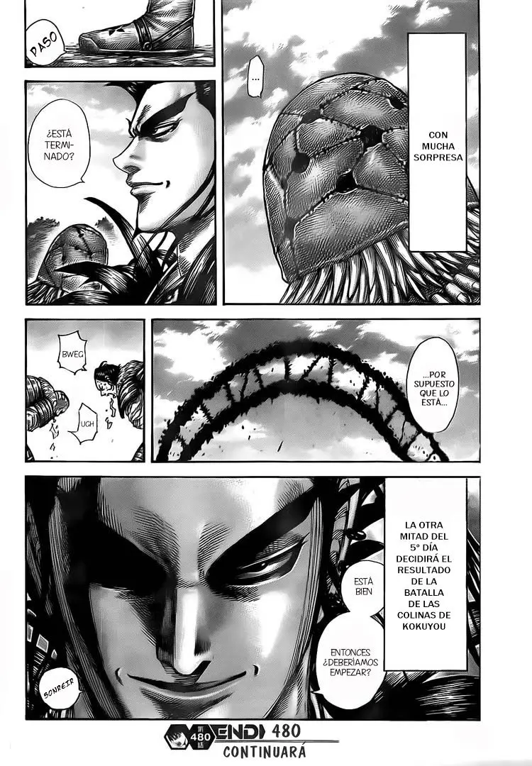 Kingdom capítulo 480, página 21