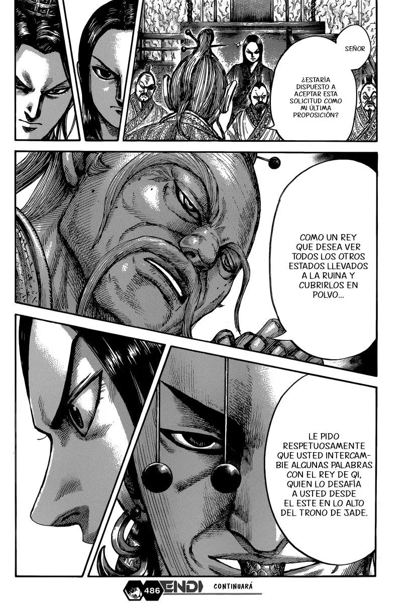 Kingdom capítulo 486, página 19