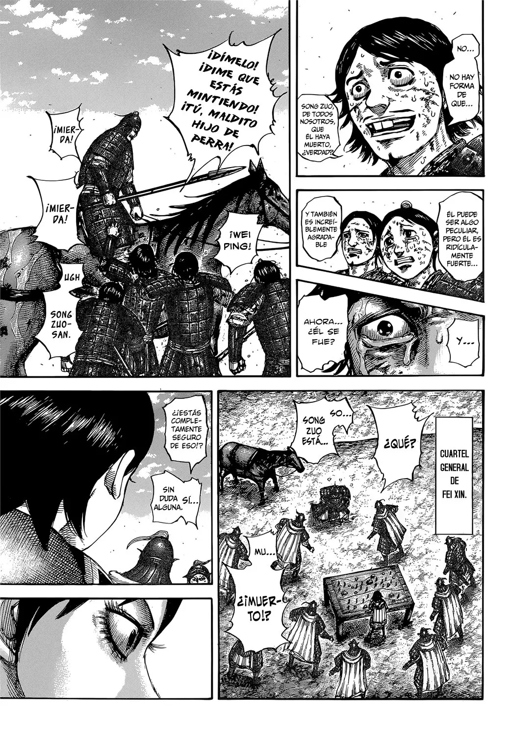 Kingdom capítulo 596, página 3