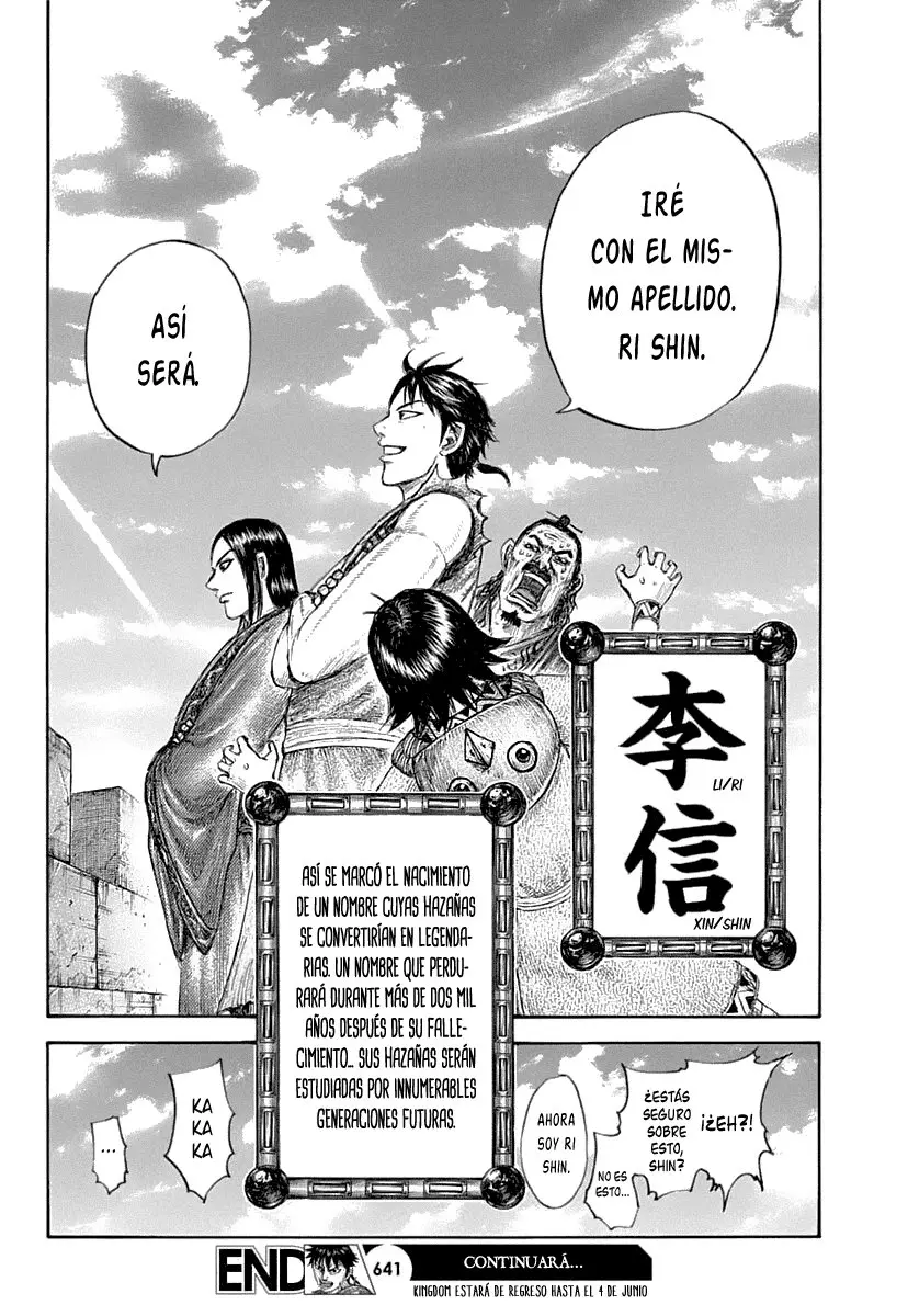 Kingdom capítulo 641, página 21