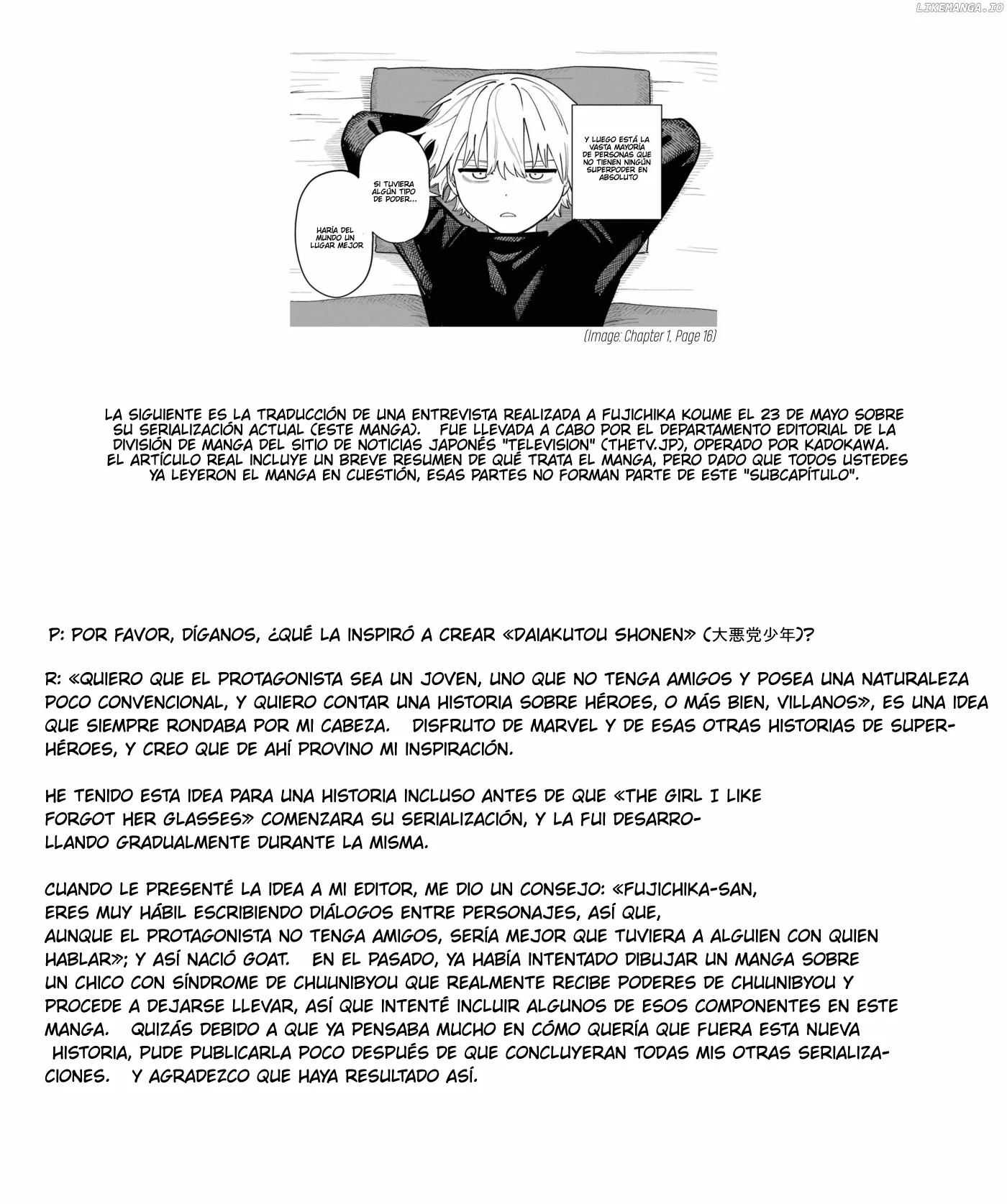 Daiakutou Shonen (Supervillain Boy / The Great Villainous Boy / 大悪党少年) capítulo 100007.5, página 1