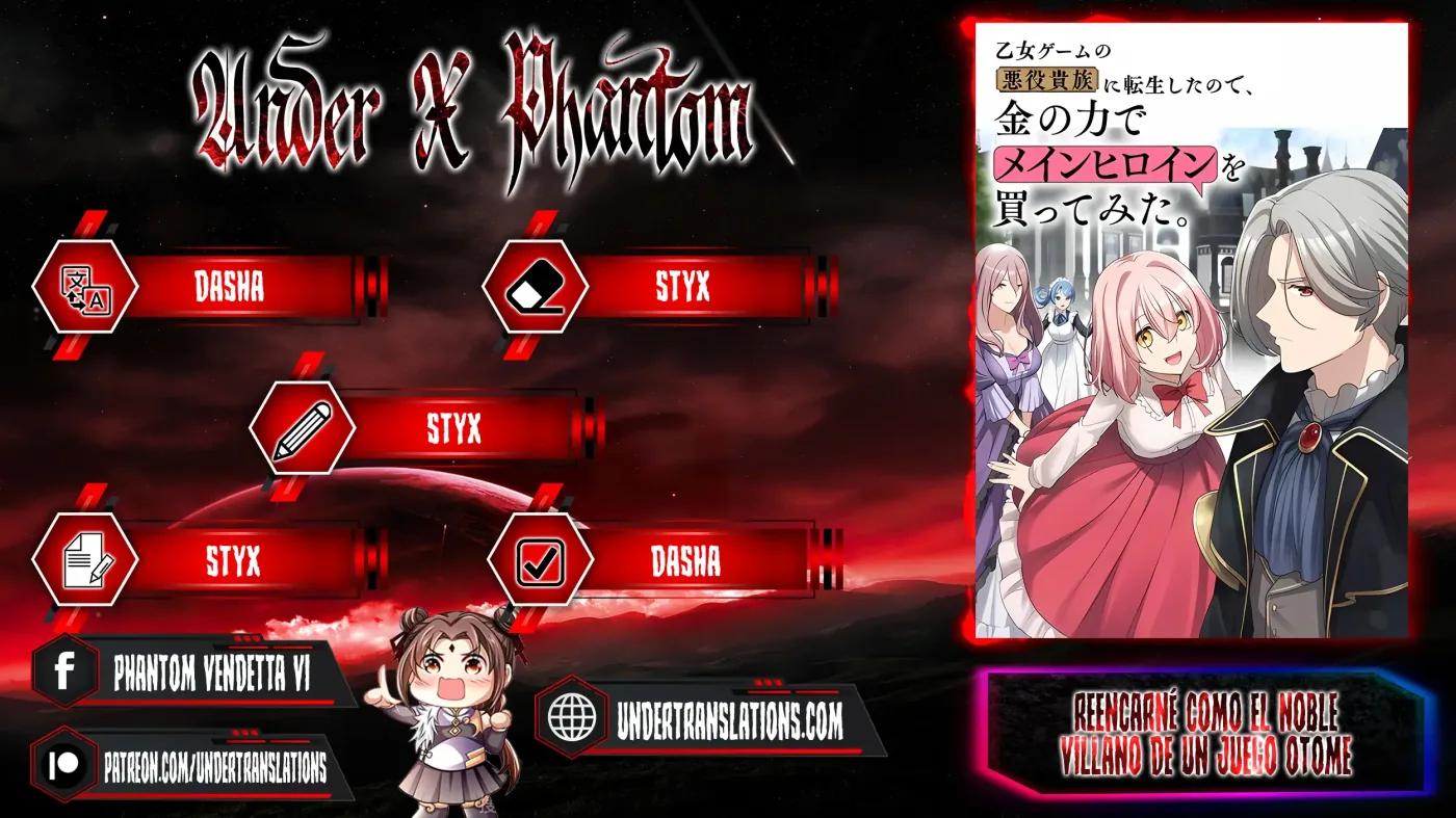 Reencarné Como El Noble Villano De Un Juego Otome, Así Que Intenté Comprar A La Heroína Principal Con Dinero capítulo 1, página 1