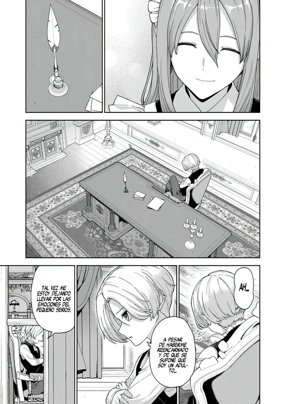 Reencarné Como El Noble Villano De Un Juego Otome, Así Que Intenté Comprar A La Heroína Principal Con Dinero capítulo 2, página 34