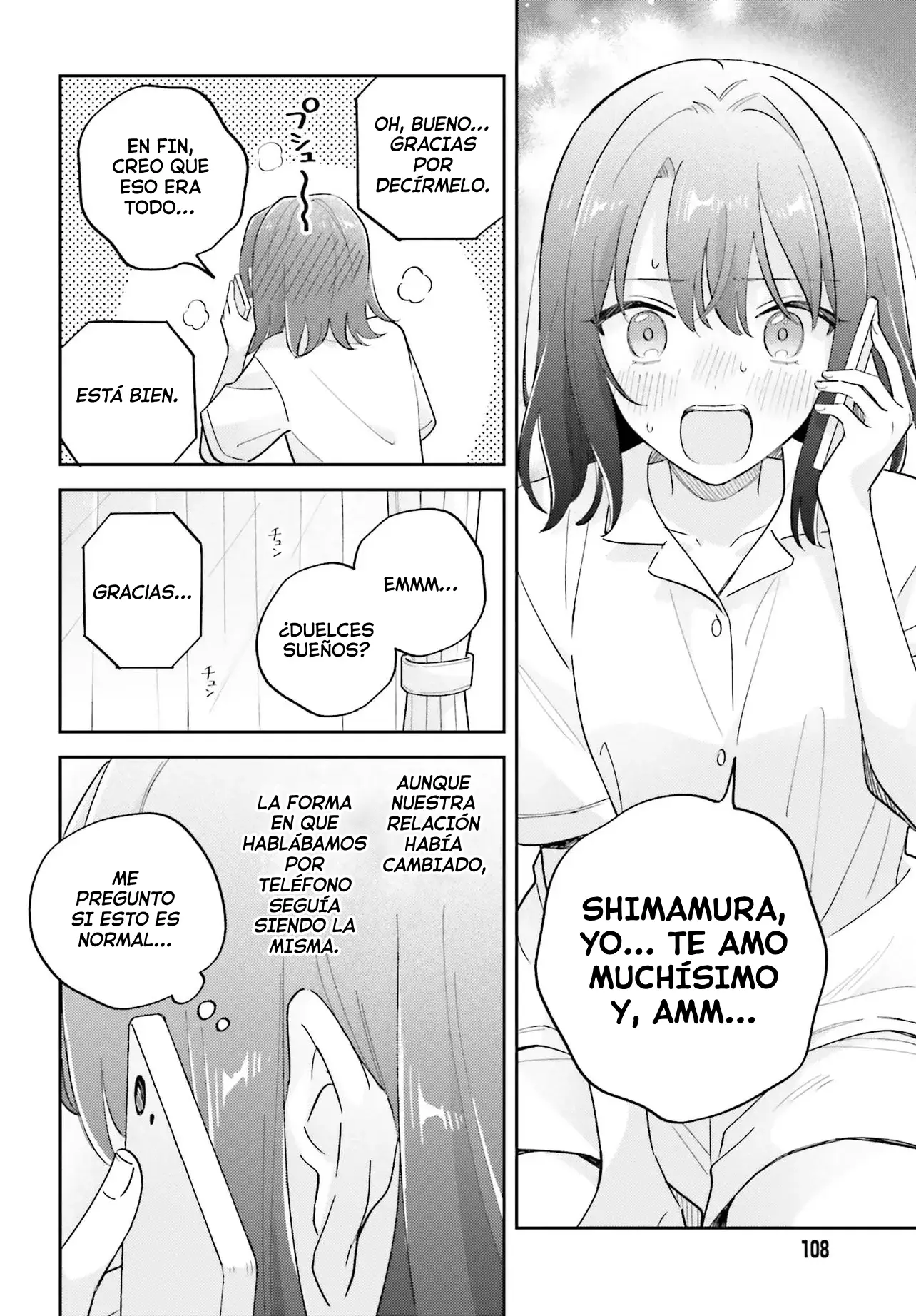 Adachi to Shimamura capítulo 39, página 8