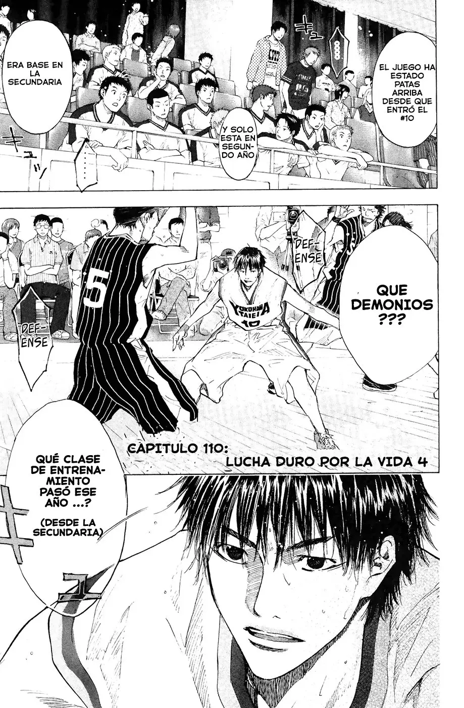 Ahiru no Sora capítulo 110, página 1