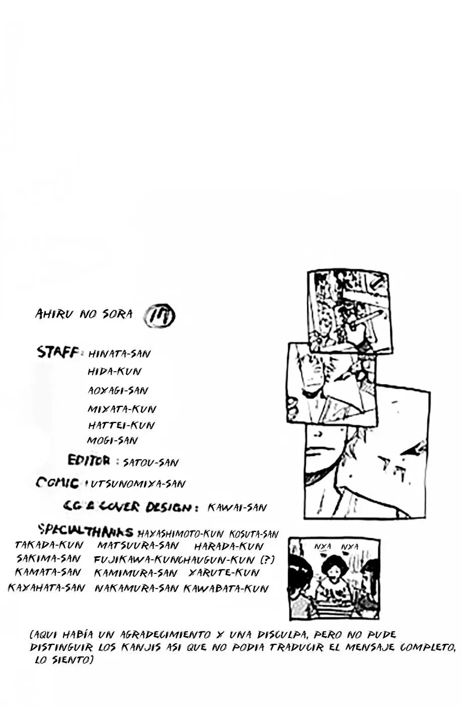Ahiru no Sora capítulo 132, página 62