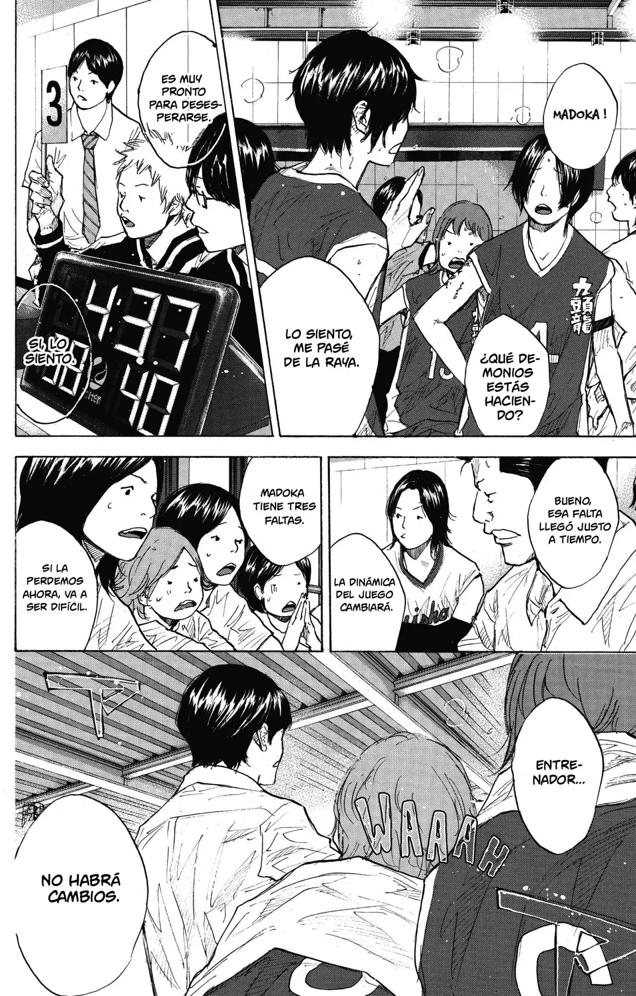 Ahiru no Sora capítulo 246.5, página 34