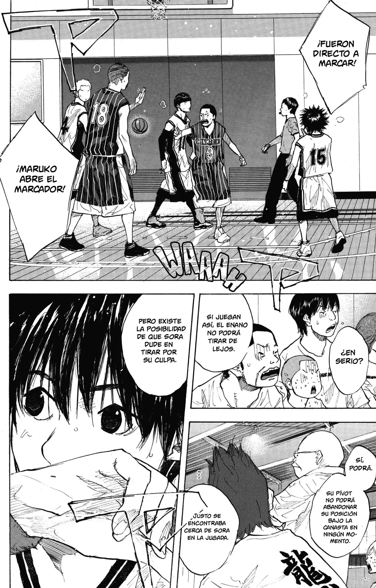 Ahiru no Sora capítulo 247, página 56