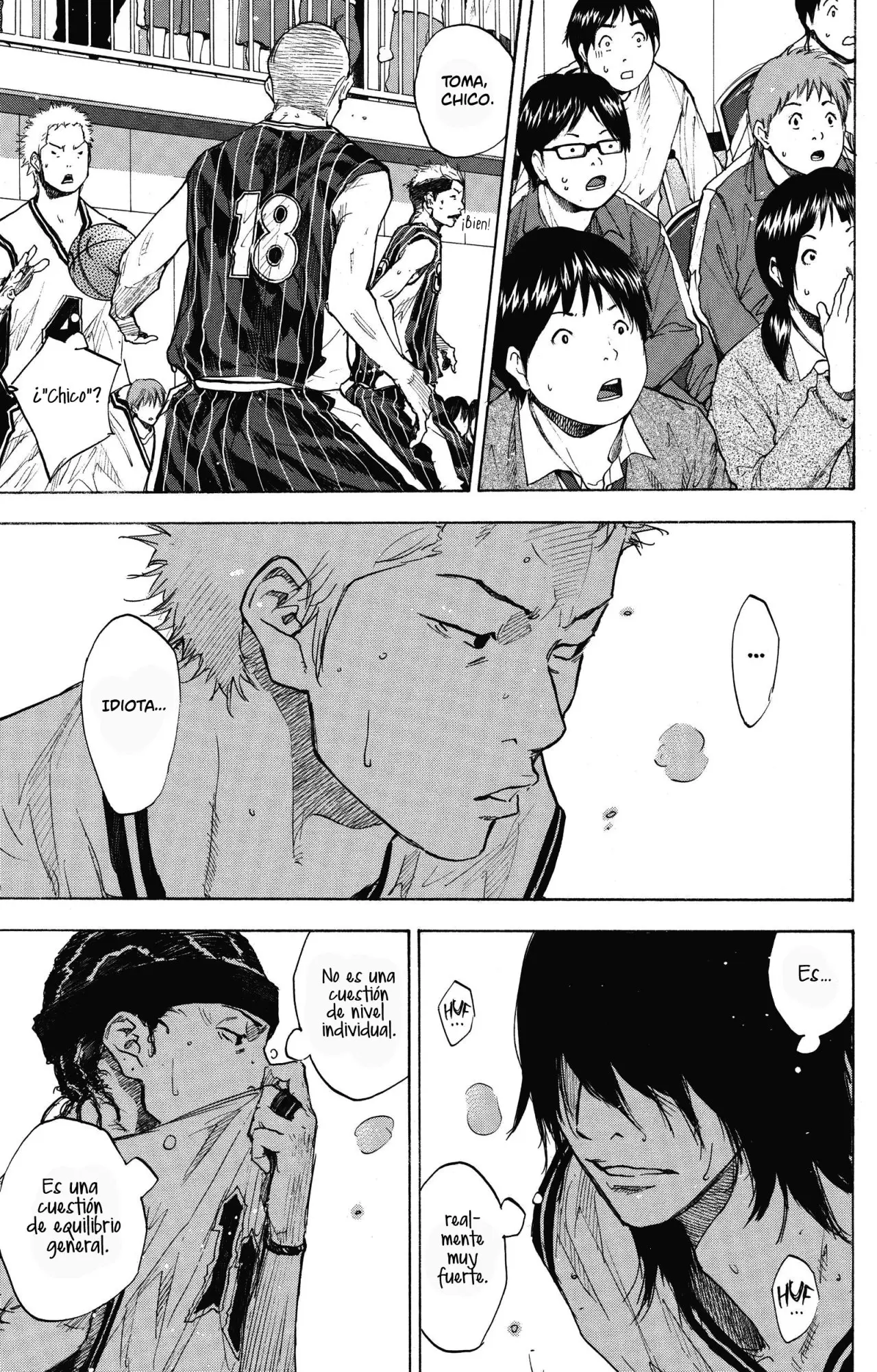 Ahiru no Sora capítulo 247, página 106