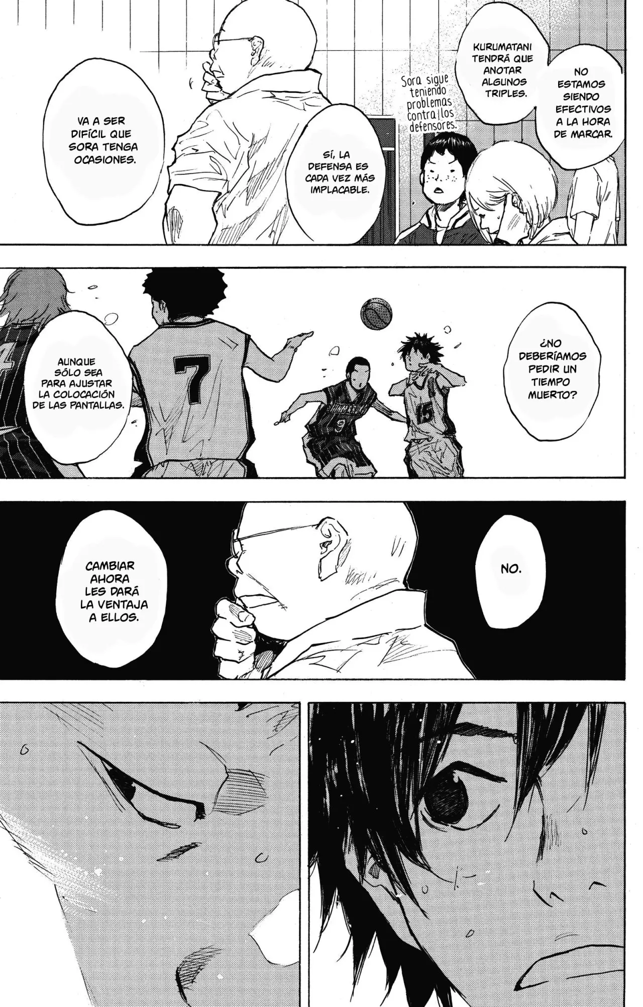 Ahiru no Sora capítulo 247, página 110