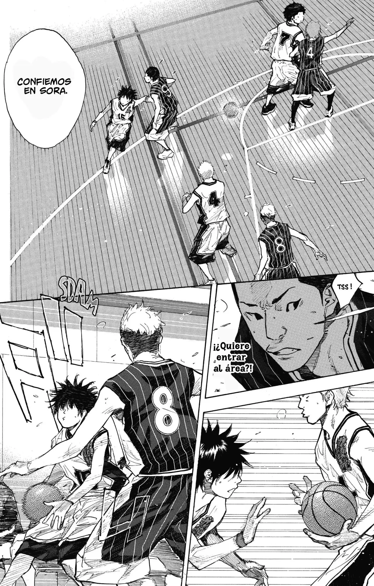 Ahiru no Sora capítulo 247, página 111