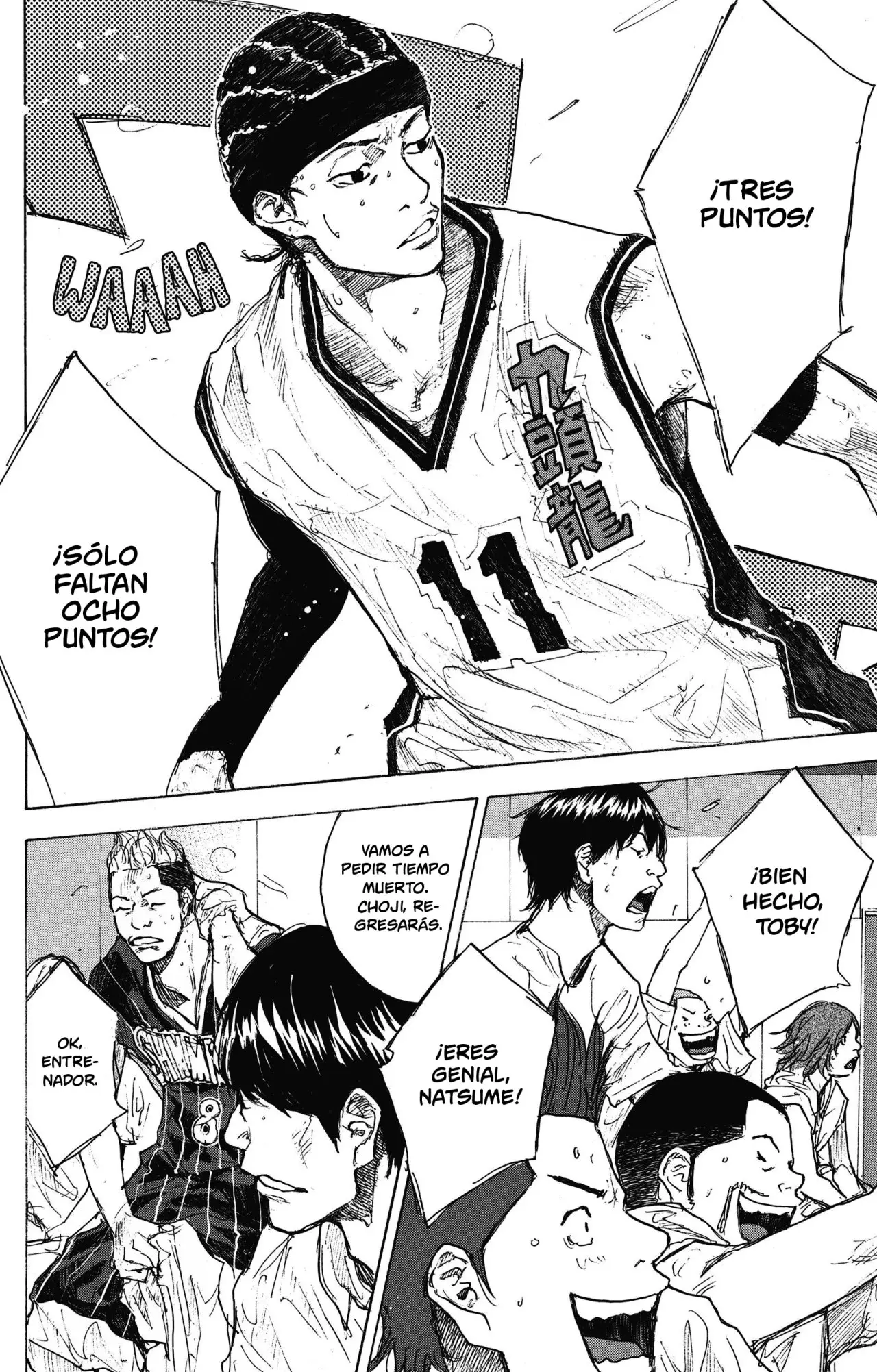 Ahiru no Sora capítulo 248, página 102