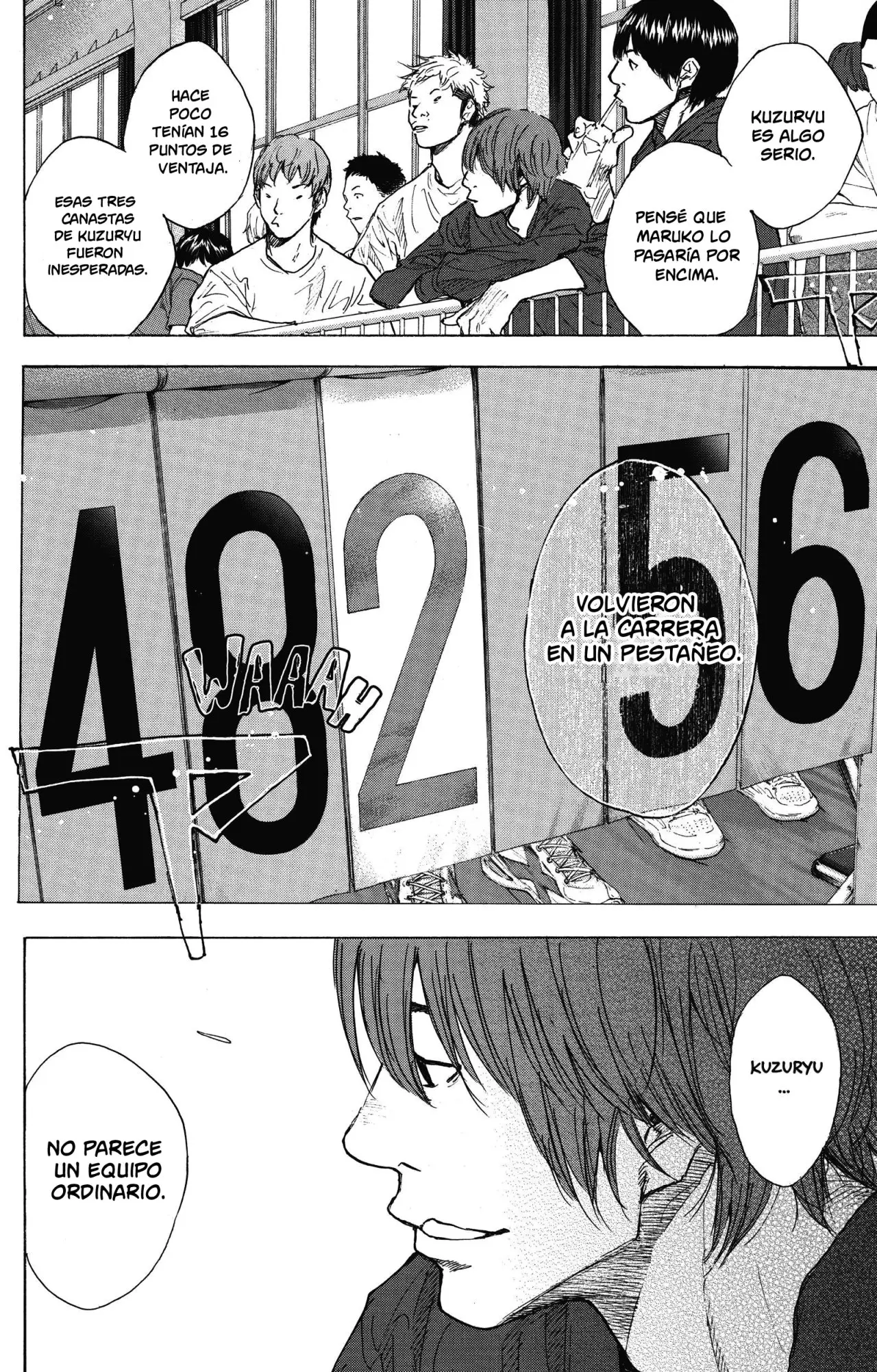 Ahiru no Sora capítulo 248, página 104