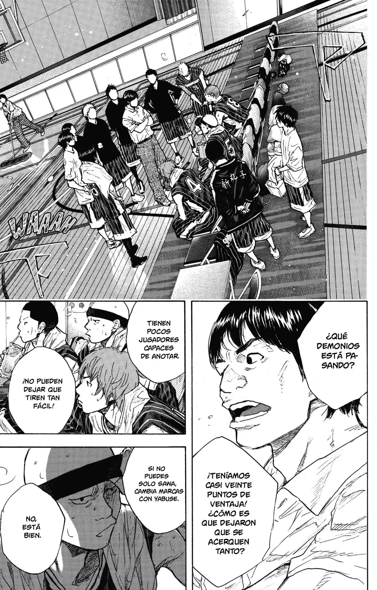 Ahiru no Sora capítulo 248, página 105