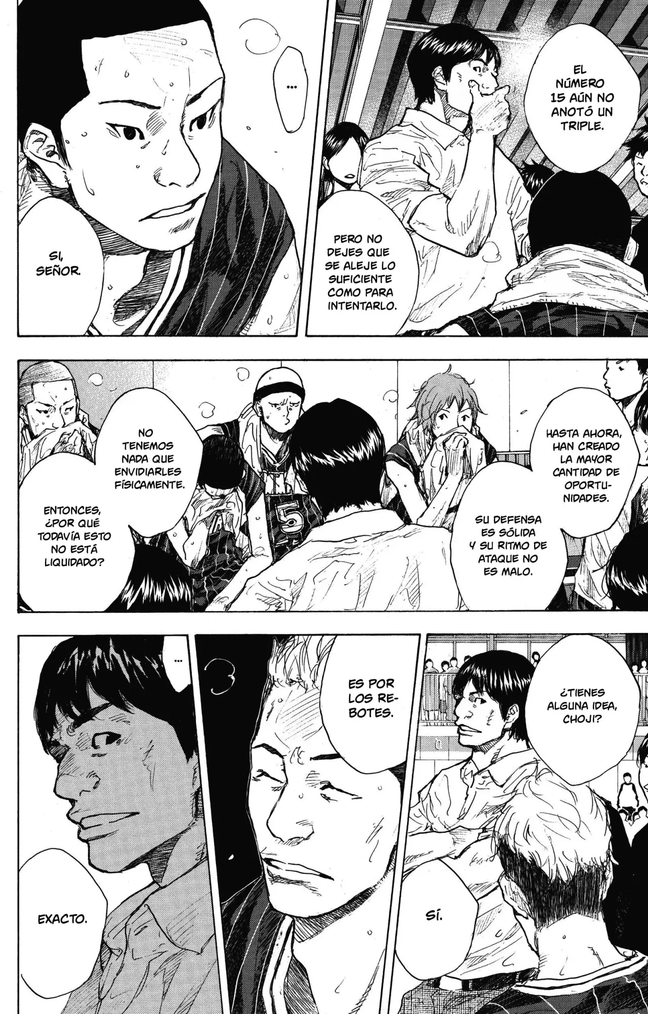 Ahiru no Sora capítulo 248, página 106