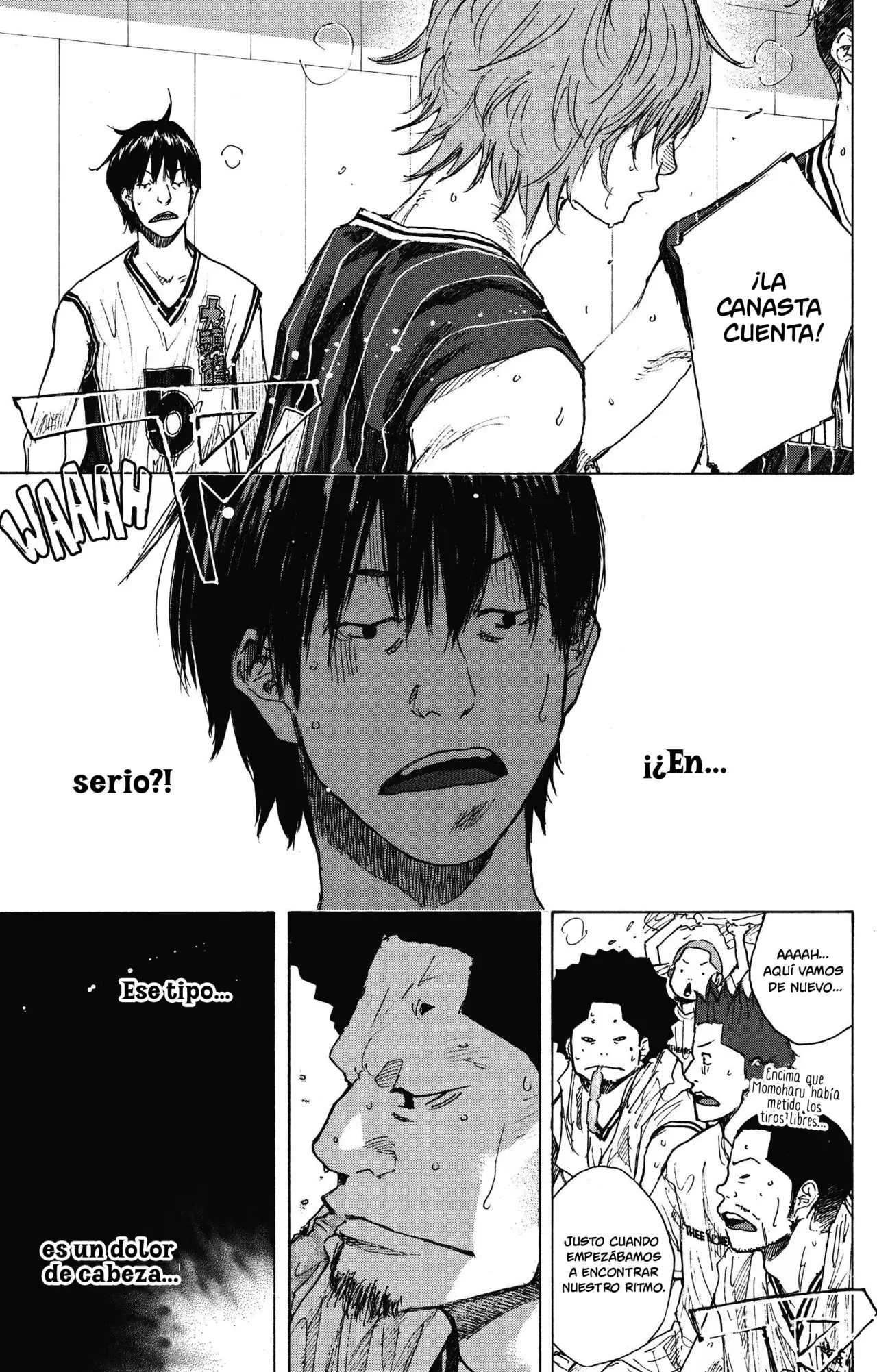 Ahiru no Sora capítulo 248, página 134
