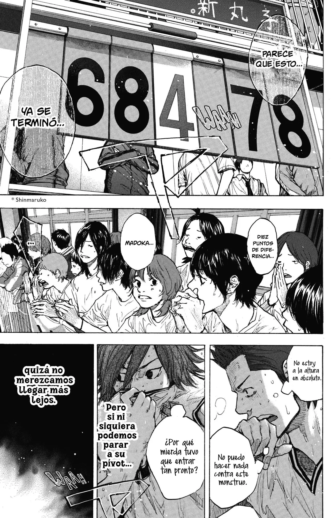 Ahiru no Sora capítulo 249.5, página 92