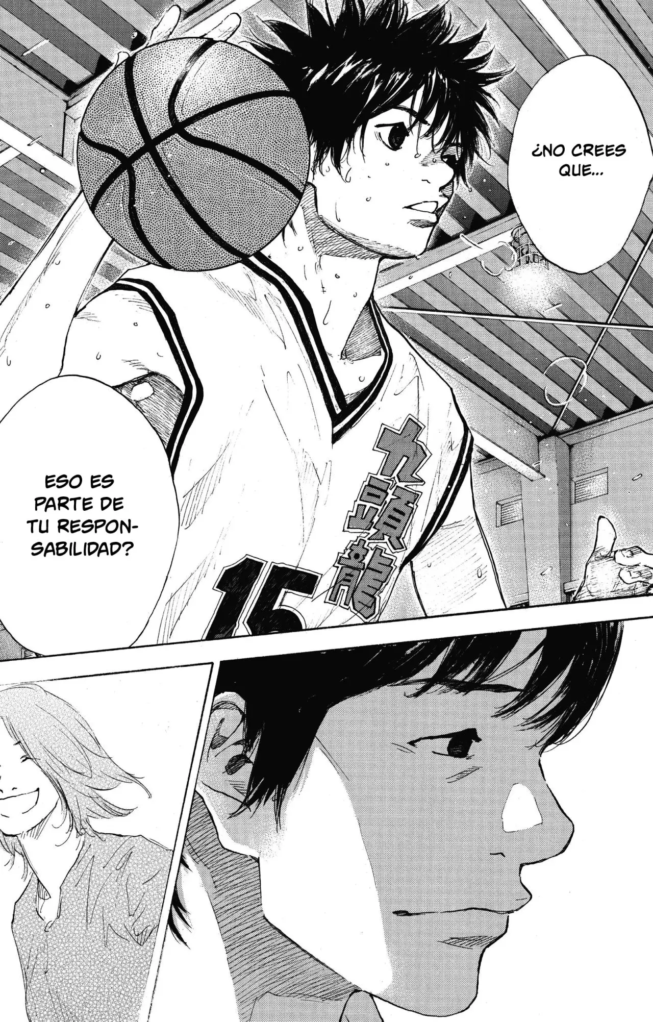 Ahiru no Sora capítulo 250, página 57