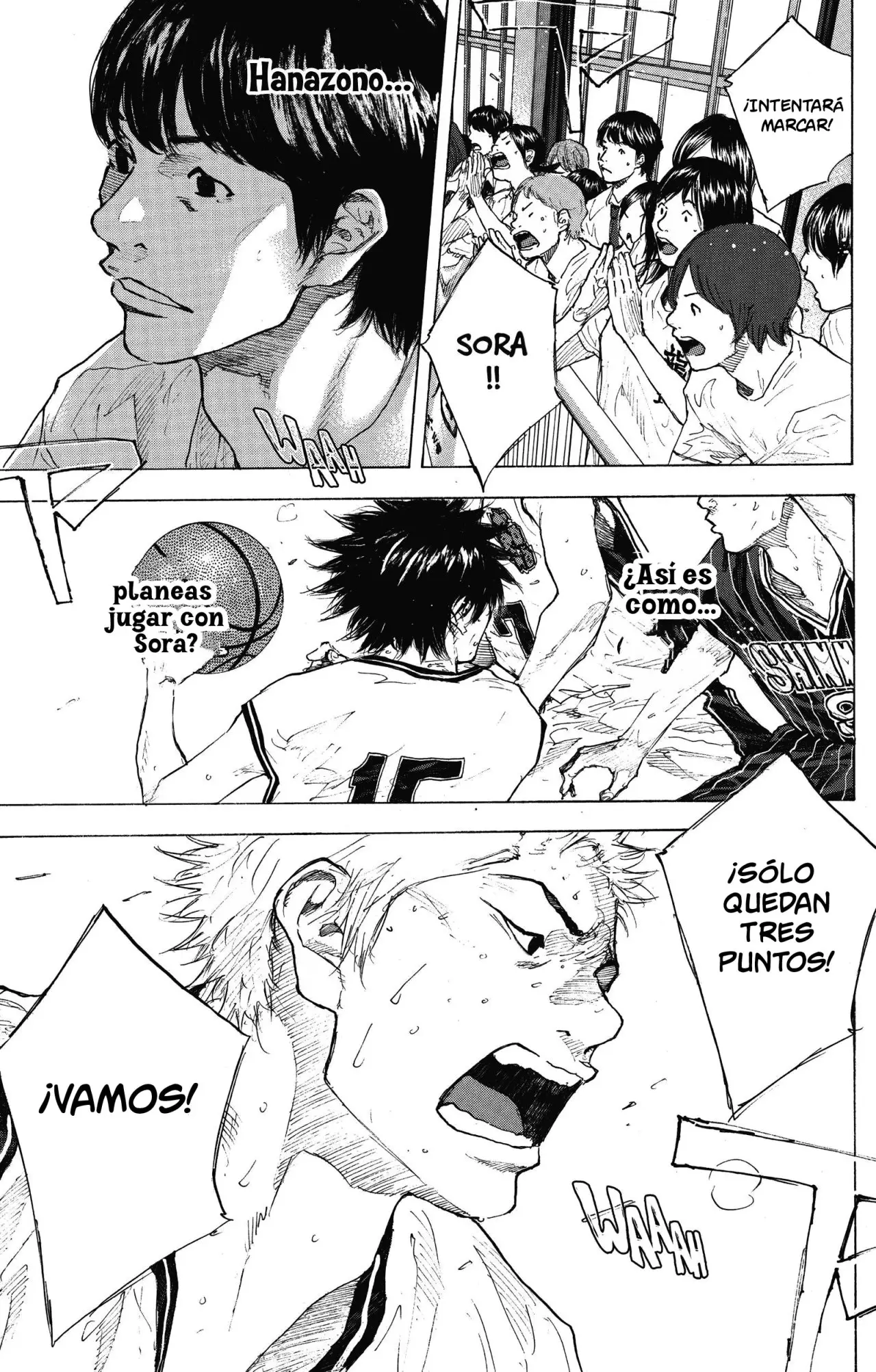 Ahiru no Sora capítulo 250, página 92