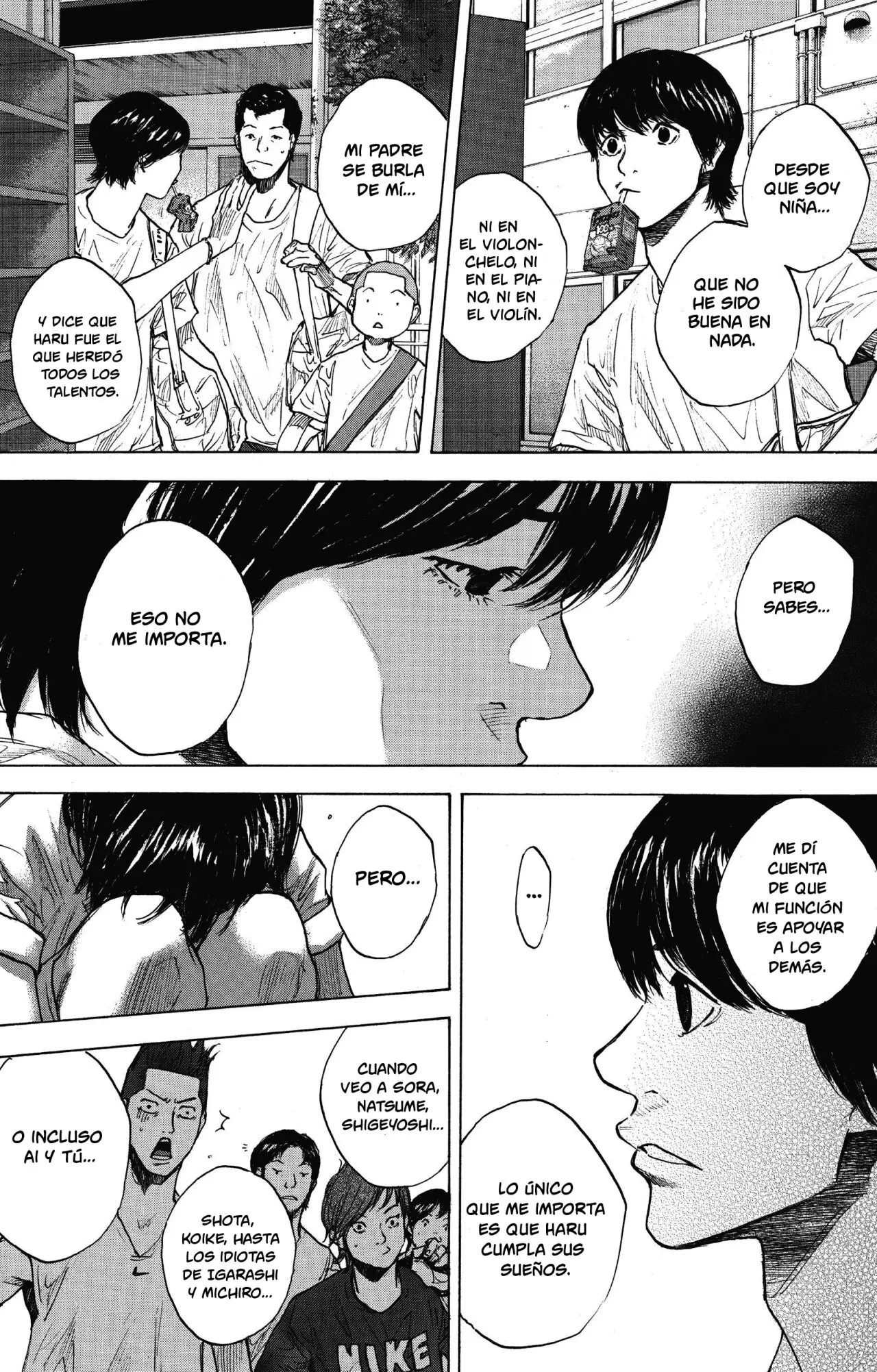 Ahiru no Sora capítulo 251, página 74