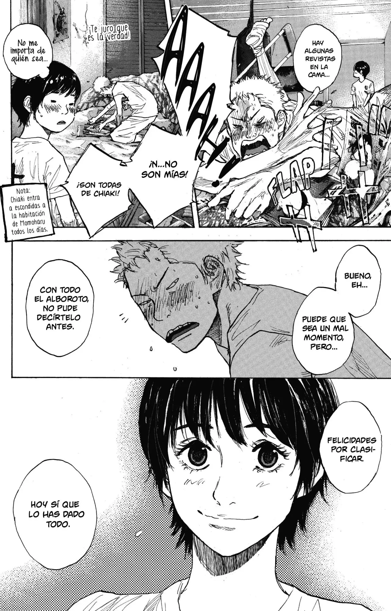 Ahiru no Sora capítulo 252.5, página 4
