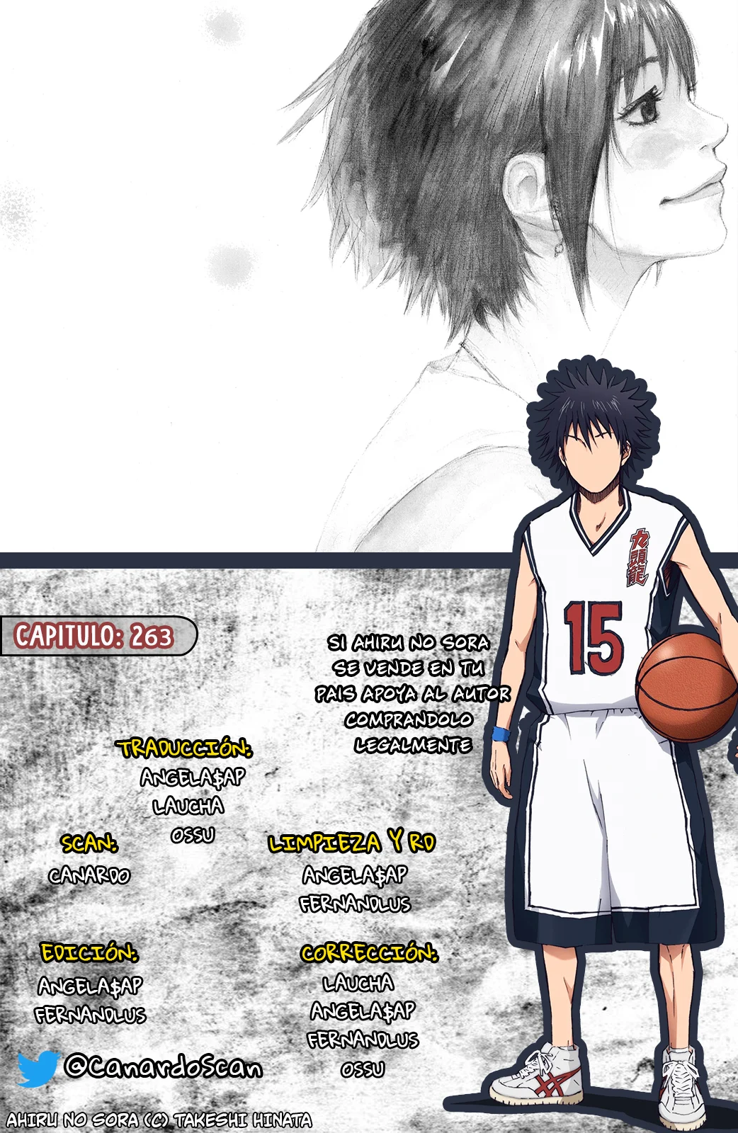Ahiru no Sora capítulo 263, página 1