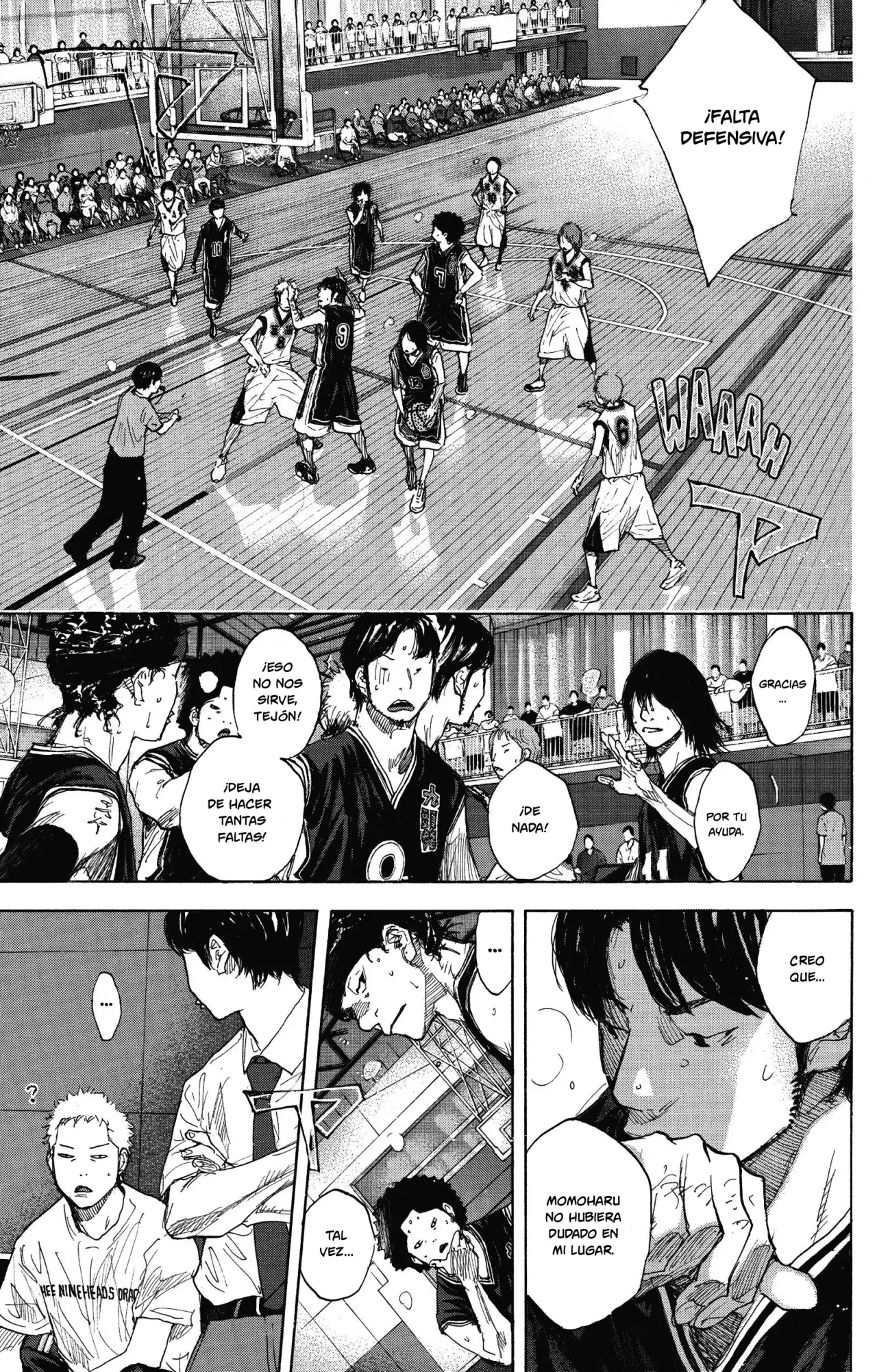 Ahiru no Sora capítulo 267, página 55