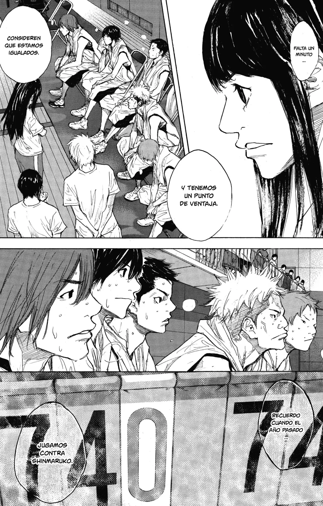 Ahiru no Sora capítulo 270, página 54