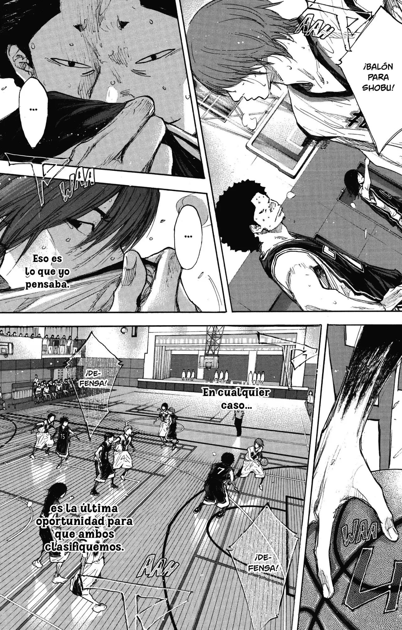 Ahiru no Sora capítulo 270, página 94