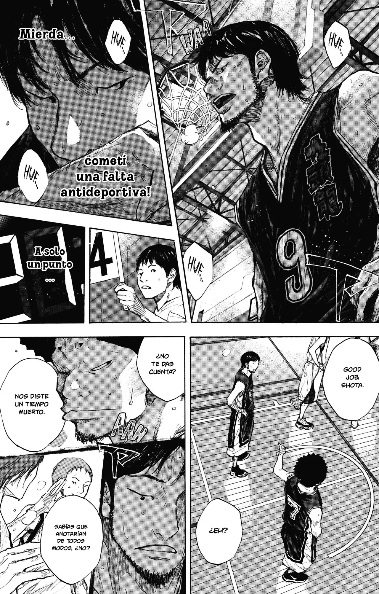 Ahiru no Sora capítulo 270, página 101