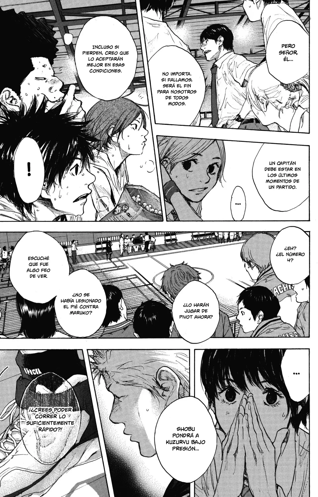 Ahiru no Sora capítulo 270, página 107