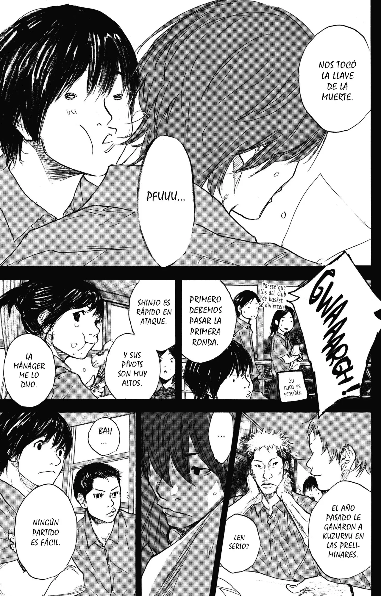 Ahiru no Sora capítulo 270, página 136