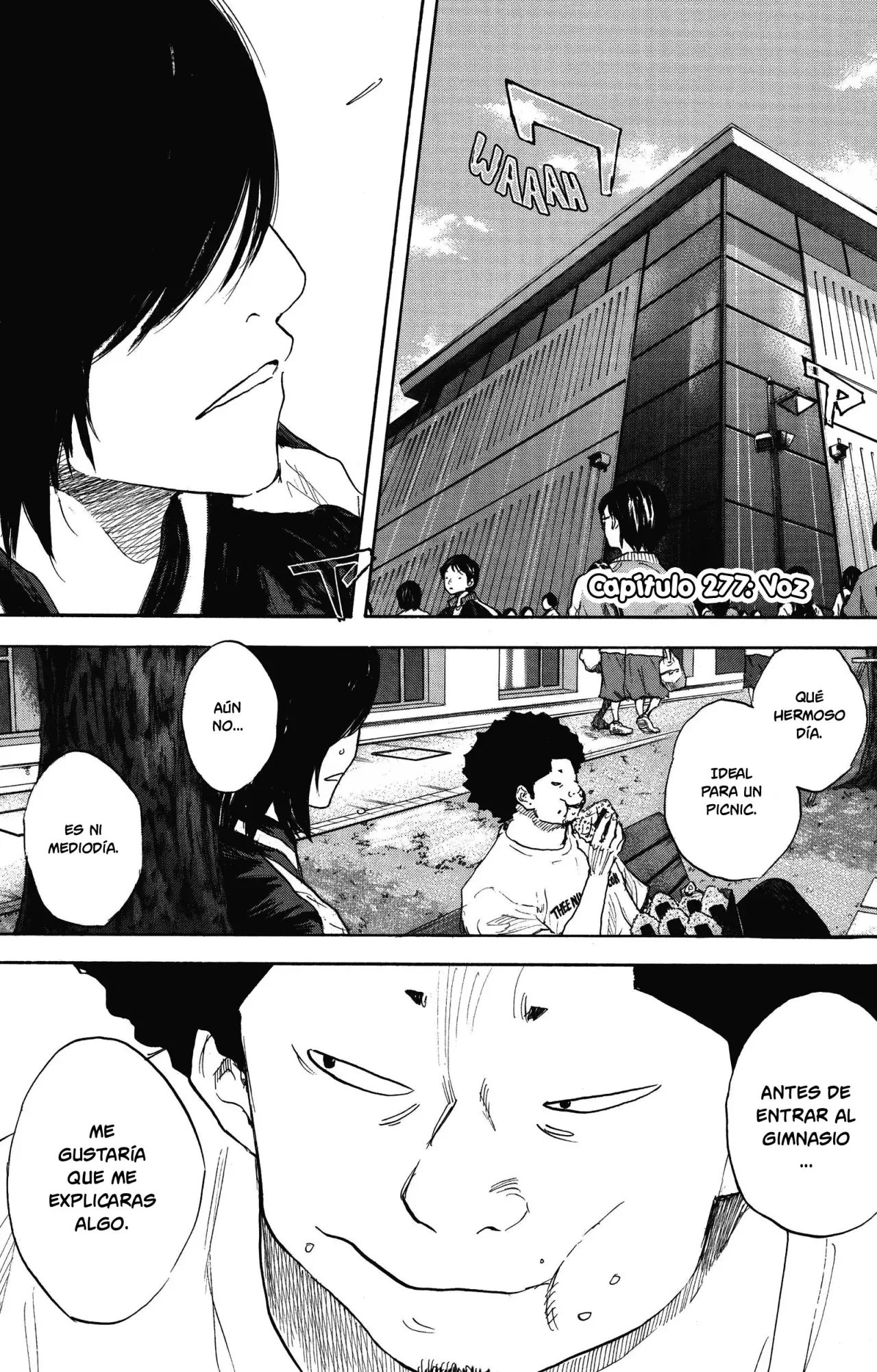 Ahiru no Sora capítulo 277, página 1