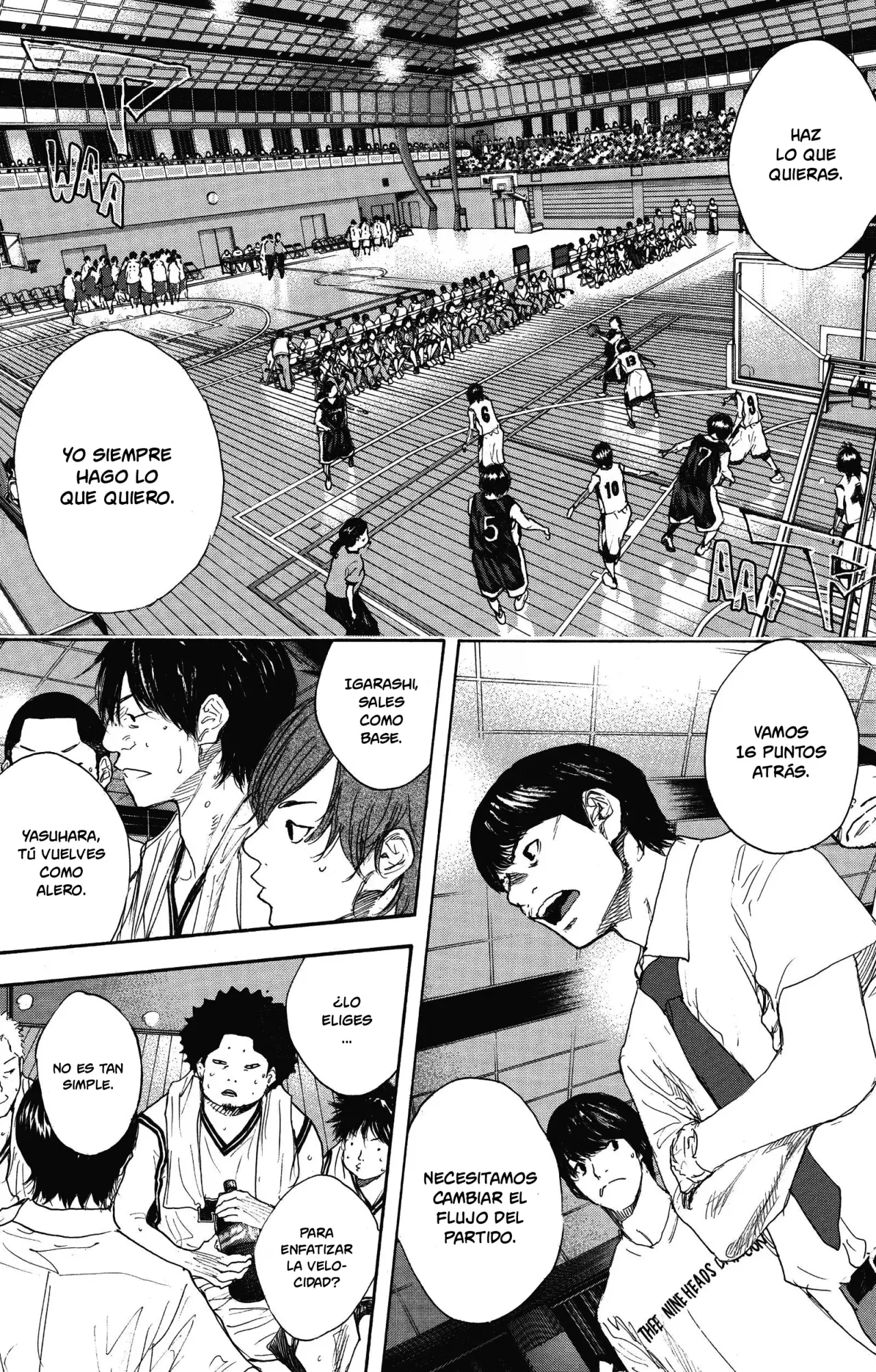 Ahiru no Sora capítulo 285, página 54