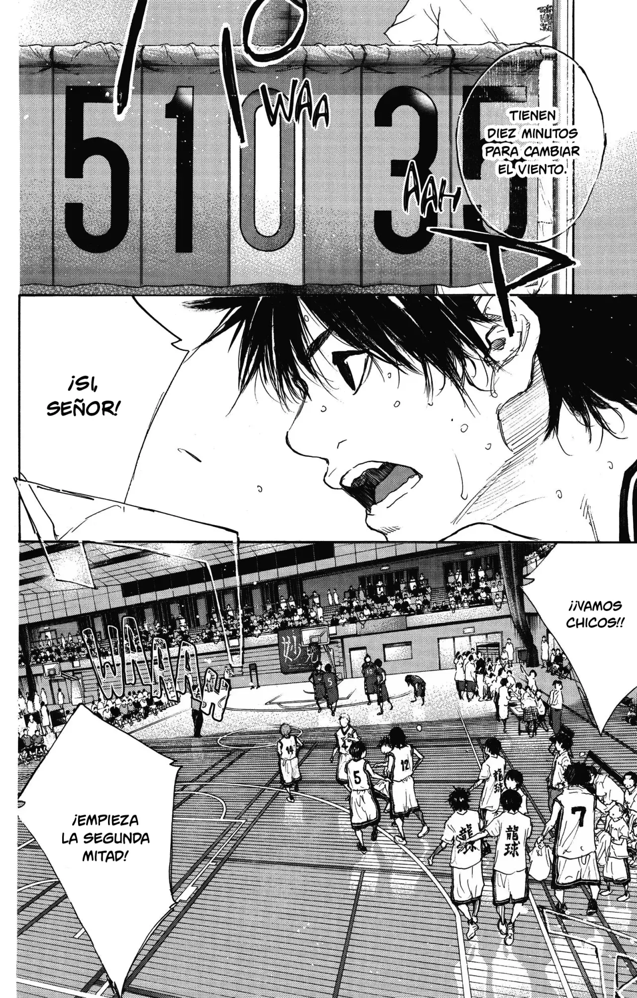Ahiru no Sora capítulo 285, página 56