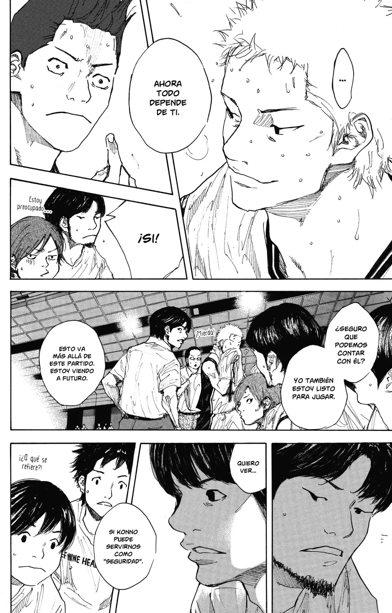 Ahiru no Sora capítulo 291, página 55