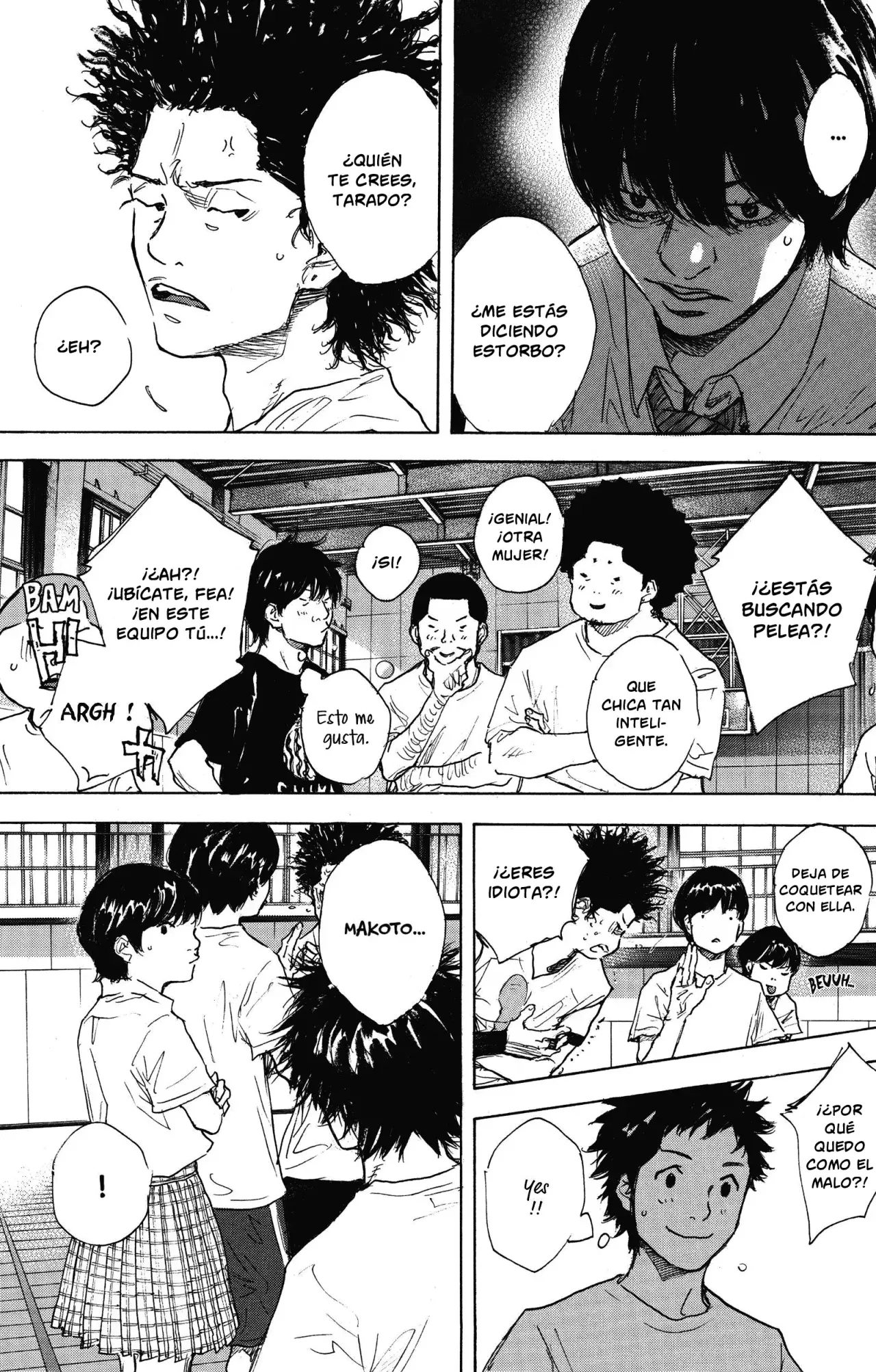 Ahiru no Sora capítulo 301, página 104
