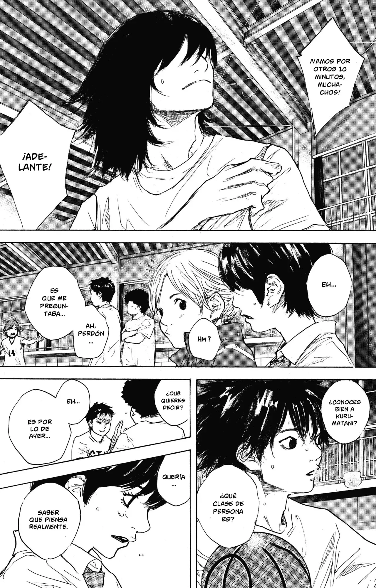 Ahiru no Sora capítulo 301, página 112