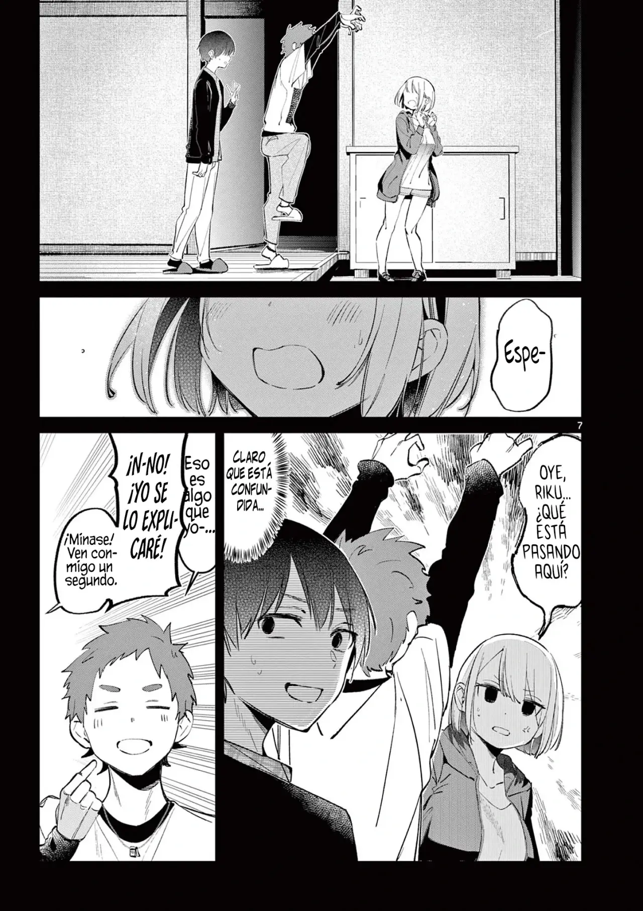 Aitsu no Kanojo capítulo 3, página 9