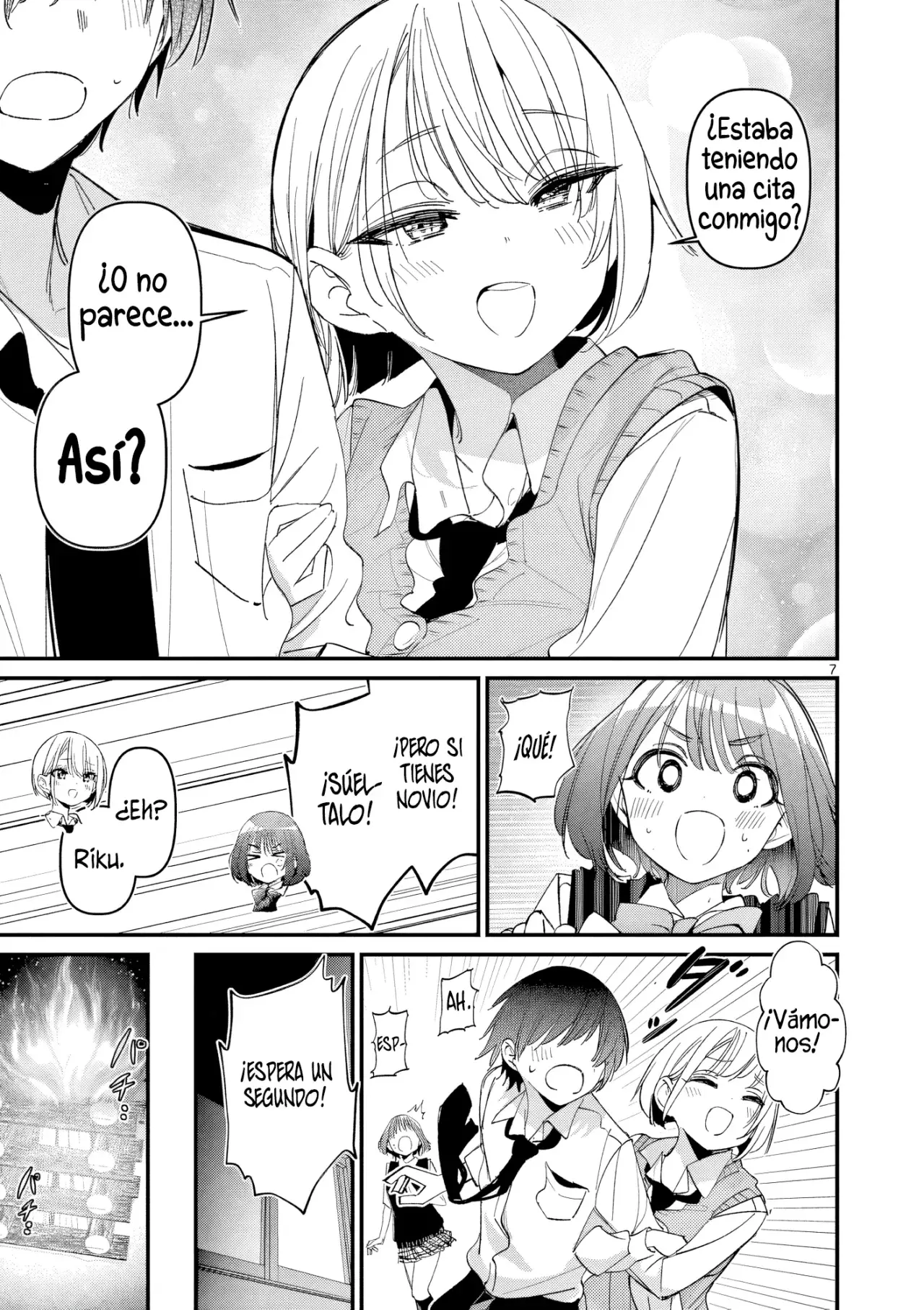 Aitsu no Kanojo capítulo 57, página 9