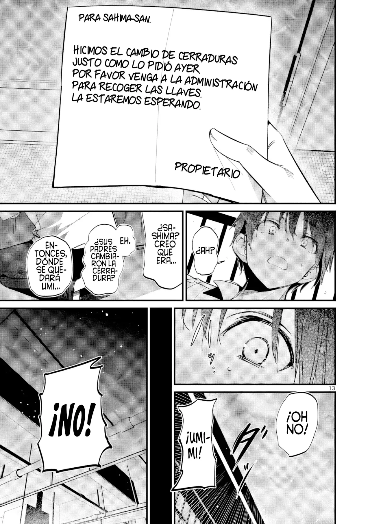 Aitsu no Kanojo capítulo 58, página 15