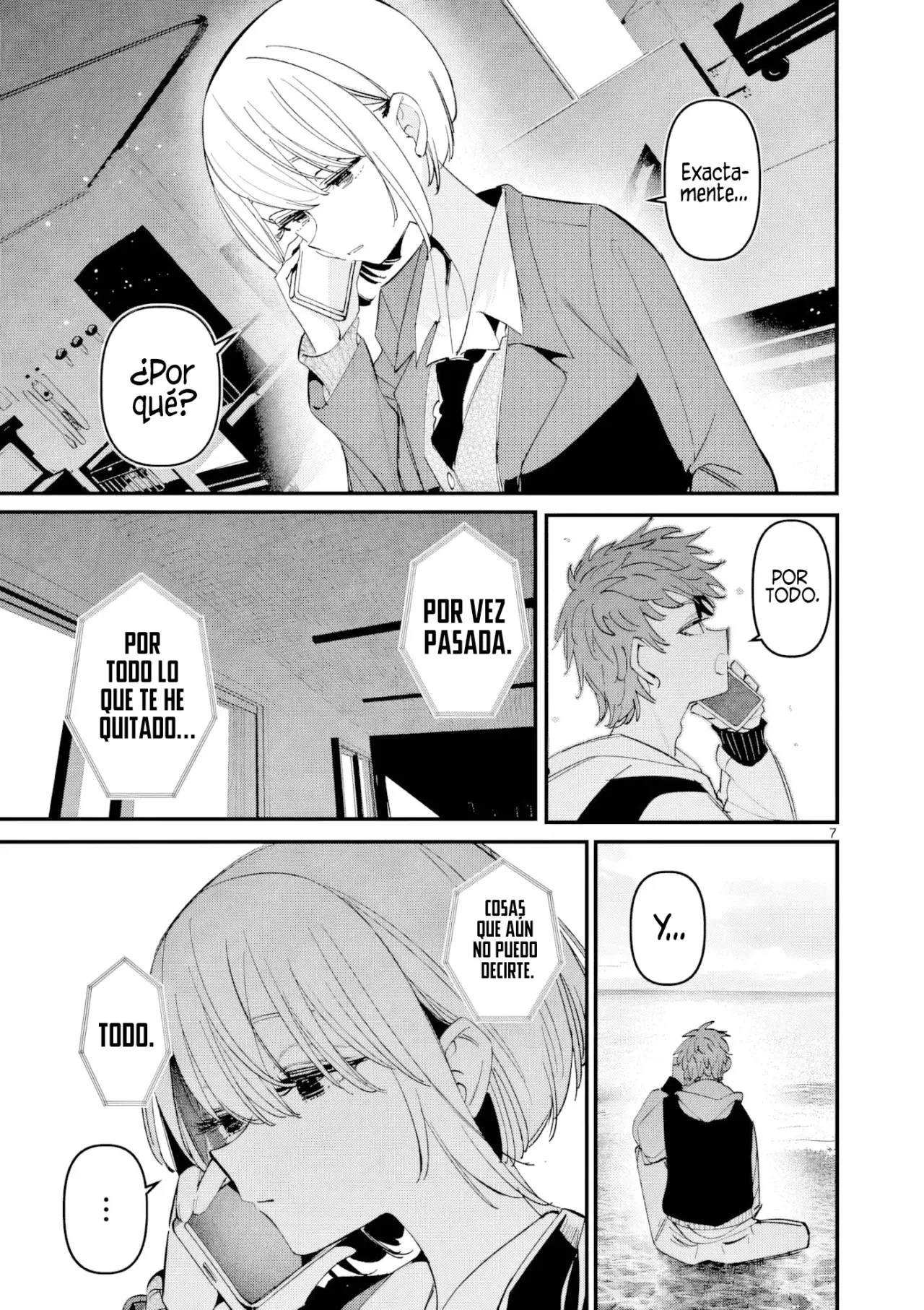 Aitsu no Kanojo capítulo 70, página 9