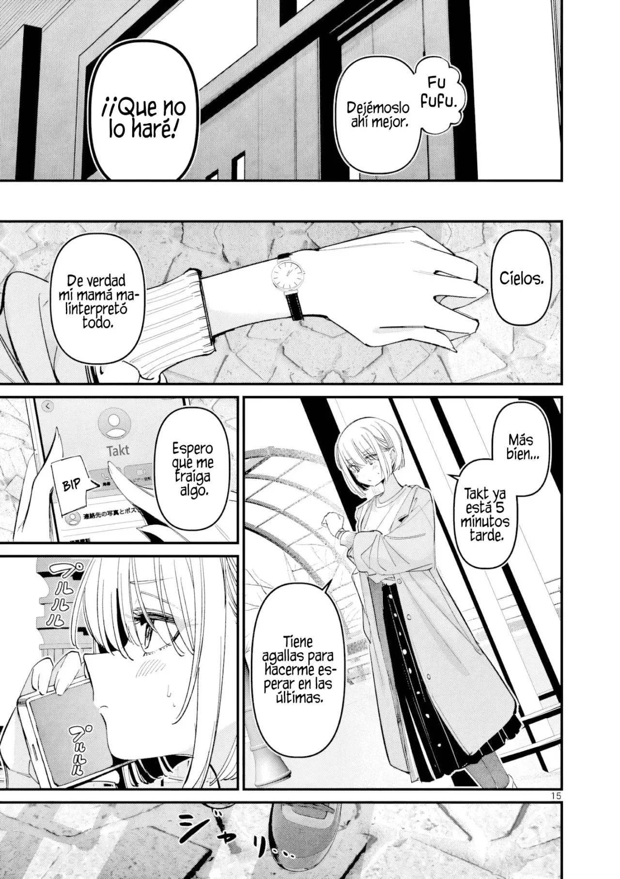 Aitsu no Kanojo capítulo 70, página 17